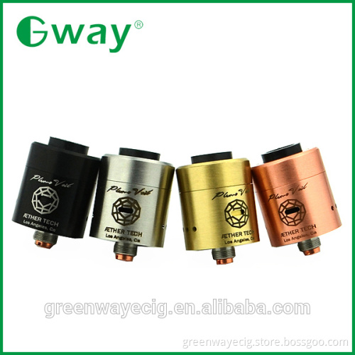 Latest plum veil rda for 18650 mechanical mod 22mm rda clone Plume Veil RDA rebuildable plumveil